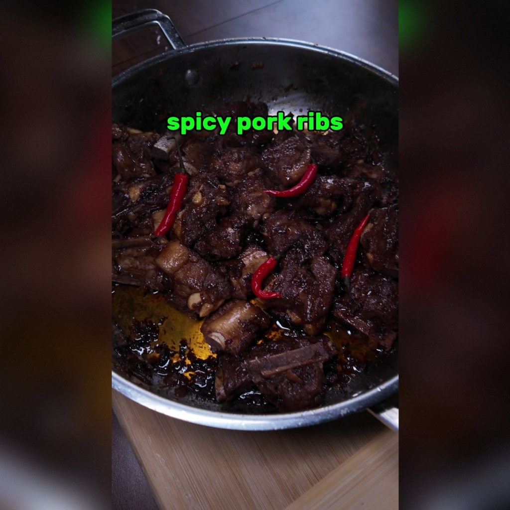 spicy pork ribs